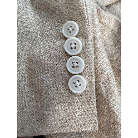 Jos A Bank Signature Silk Sport Coat Tan 40 Short Blazer Mens Jacket Derby - Picture 9 of 14